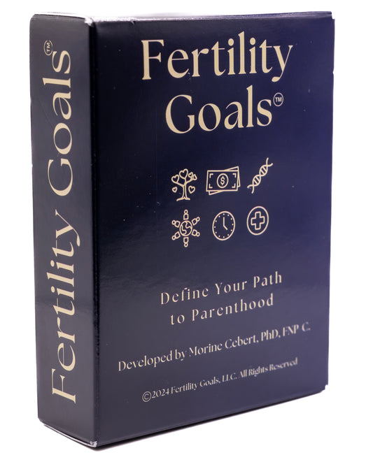 Fertility Goals Card Deck - Blue Color