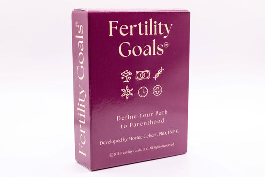 Fertility Goals Card Deck - Signature Plum Color